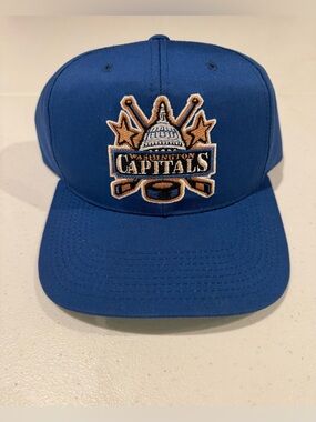 Vintage 90’s Sports Specialties Washing Capitals SnapBack Hat NHL Hockey